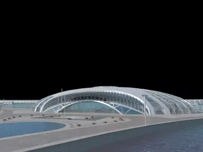 Shanghai Wusongkou International Cruise Terminal 3D model
