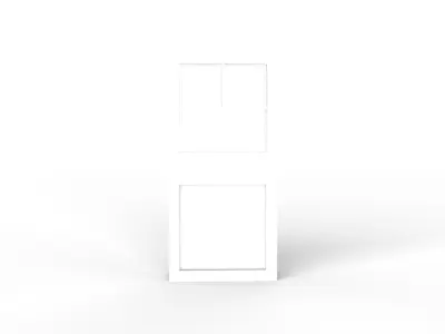 Door with glass Free 3D model