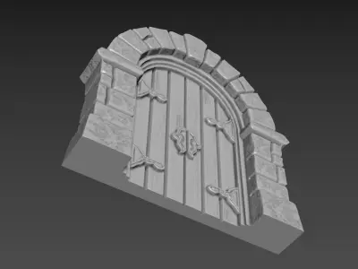 Door Stone Arch 3D print model