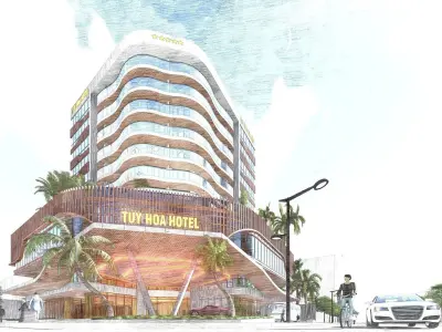 A Hotel - Lumion Exterior visualization 3D model