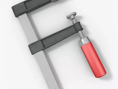 F-Clamp letter f clamp 3D model