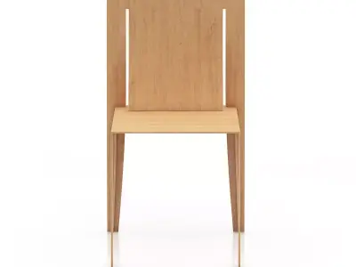 Wooden Chair 7 3D model