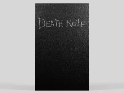 Death Note Low-poly 3D model