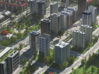 Sketchup City Model V1 3D model