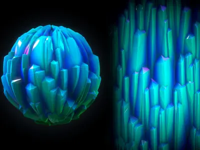 Crystal - VOL 02 - substance designer Texture
