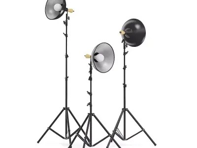 Studio Lights 3D Model 3D model