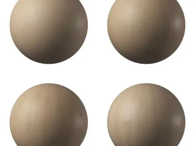 Oak Light Bleached 4 Textures Set 04 Texture