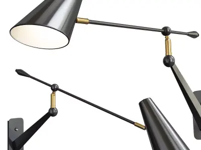 GENESIS SCONCE Low-poly 3D model