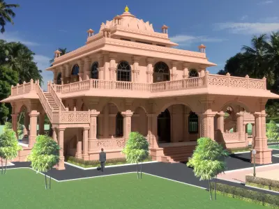 Jain Temple  3D model