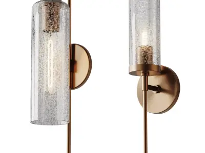 Pencil Arm Sconce and Beverly Hills Sconce 3D model