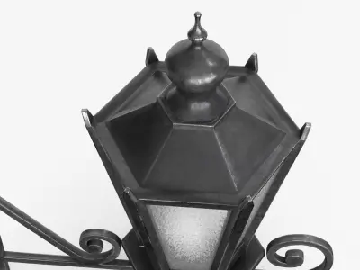 Street Light v4 Low-poly 3D model
