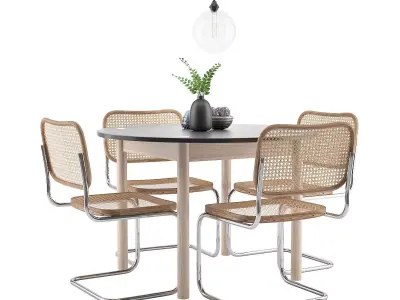 Dining Furnitures Set 17 3D model