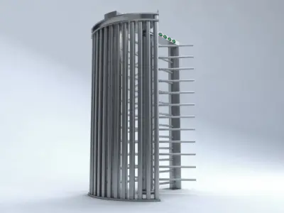Turnstile Gate 3D model