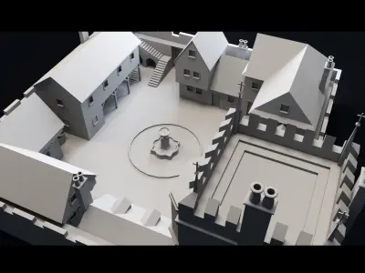 Tiny Castle - 3d Model 3D model