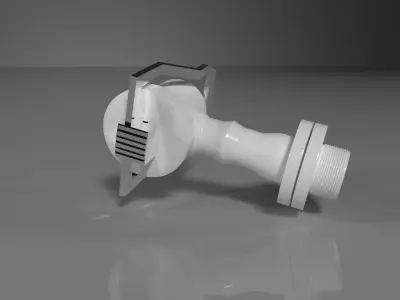 Tap for water filter 3D model