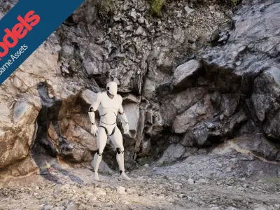 Unimodels Stone Walls Vol 1 Low-poly 3D model