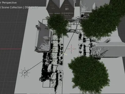 Small Valley  Low-poly 3D model