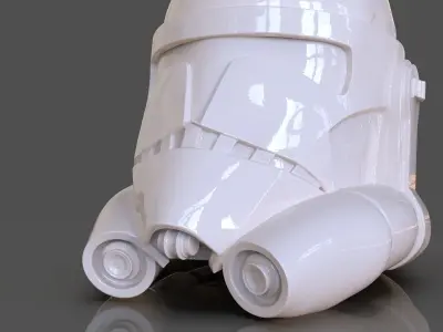 Clone Trooper Helmet Vase 3D print model