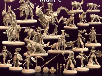 Perpetual Night 2 - Crusader 3D print model