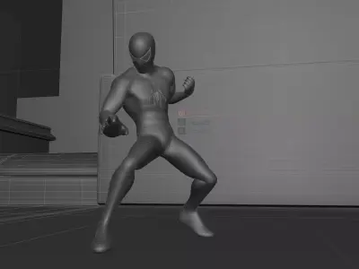 Spider-Man Friend or Foe - Cinematic Intro Cutscene Suit  3D model