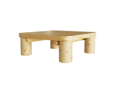 Equipment for dog playgrounds in ECO style 3D model