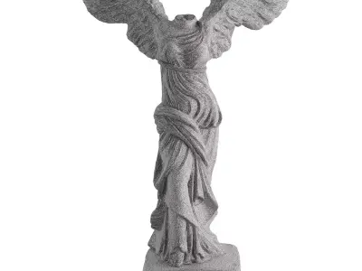 Headless Angel statue 3D model