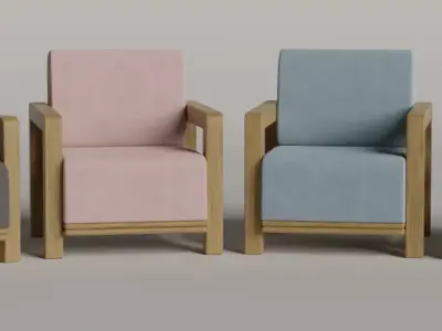 Lounge Chairs 3D model