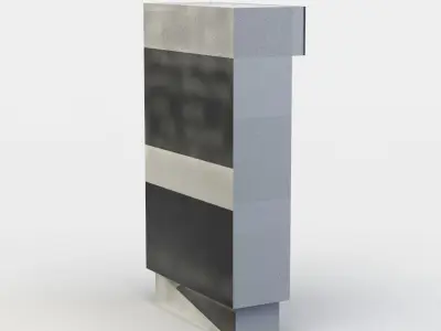 Money machine Low-poly 3D model