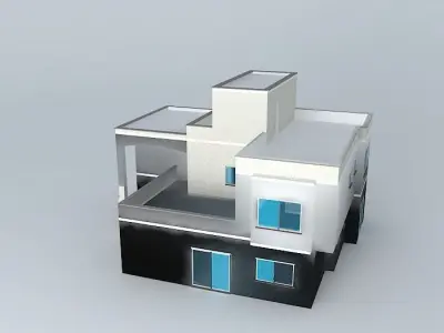 Villa New Free 3D model