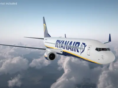  Ryanair Boeing 737-900 with Interior Rigged 