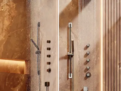 Shower 13 3D model