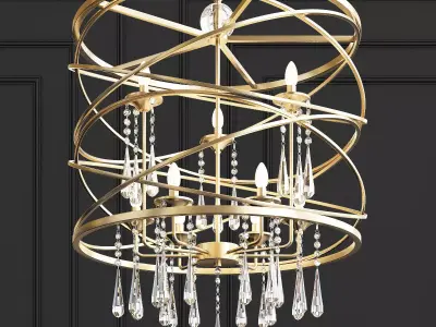 9 Light Pendant 3D model