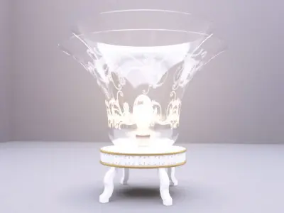 Lotus table Lamp  3D model