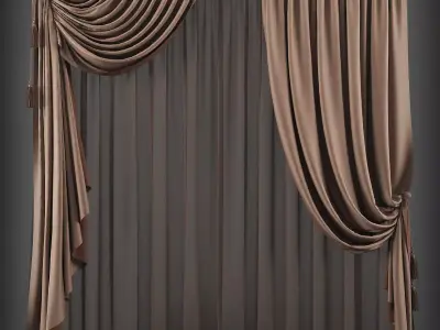 Curtain 3D model 106 3D model