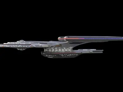 star trek uss enterprise ncc 1701-f 3D model