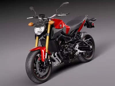 Yamaha FZ-09 2016 3D model