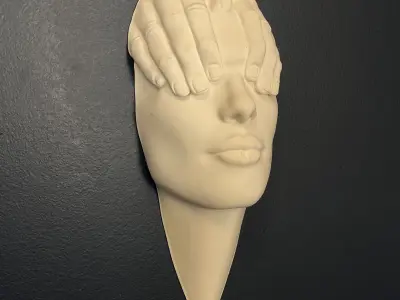 Abstract Art Smile Face WallArt Lucid Dream The Windows 3D print model