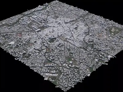 Montpellier - France 3D model