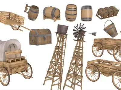 Western Collection 3D model