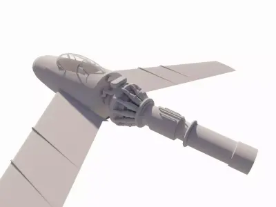 Spaceship-spacecraft-55 3D model