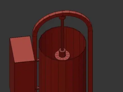 Kapren kappen wall light 3D model