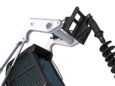 Compact Tracked Loaders 3D model