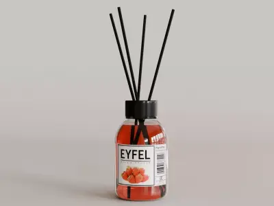 Eyfel Perfume Reed Diffuser Strawberry Low-poly 3D model