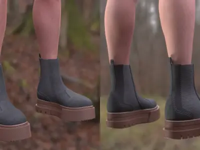  Man and Woman in Boots 68 