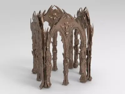 Celtic Irish Ruin Archway  3D model