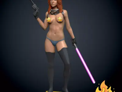 Mara Jade 3D print model