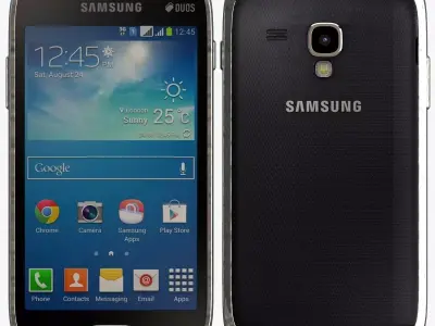 Samsung Galaxy S Duos 2 S7582 Black 3D model