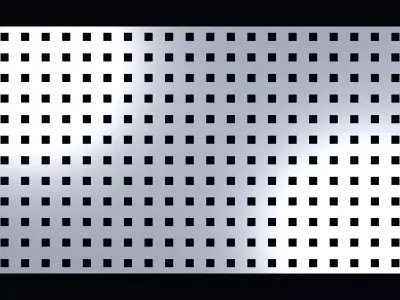 Perforated panel with 16 percent opening 25O113 3D model