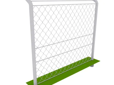 Fence Mesh max 2010 3D model