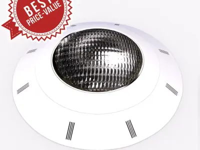 100W Light 3D model